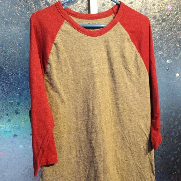 21 Men Gray Long Sleeve (3/4) Tee - Picture 5 of 8